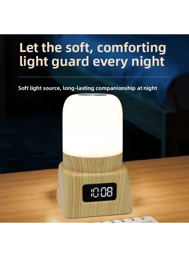 Creative Design Colorful Ambient Light - Eye-Friendly Soft Light Desk Lamp for Reading & Study, Bedside Multifunctional Night Light with Integrated Clock - Image 4